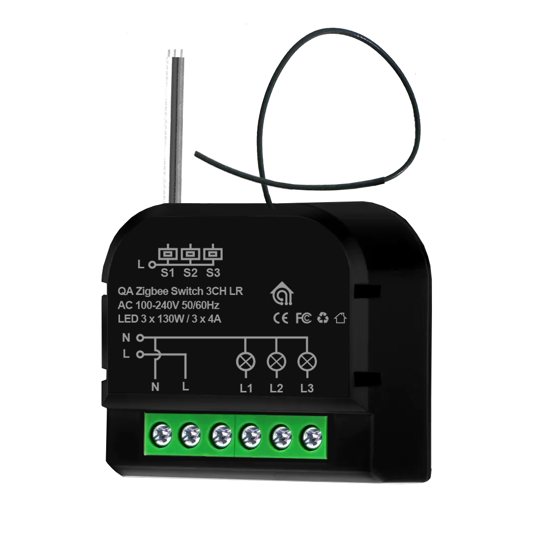 Zigbee Switch 3CH Long Range