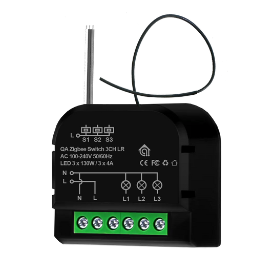 Zigbee Switch 3CH Long Range