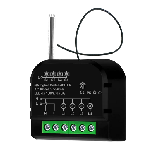 Zigbee Switch 4CH Long Range